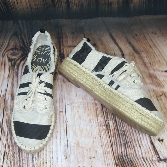 DV by Dolce Vita Shoes - DV by Dolce Vita 7.5 Striped Espadrilles
